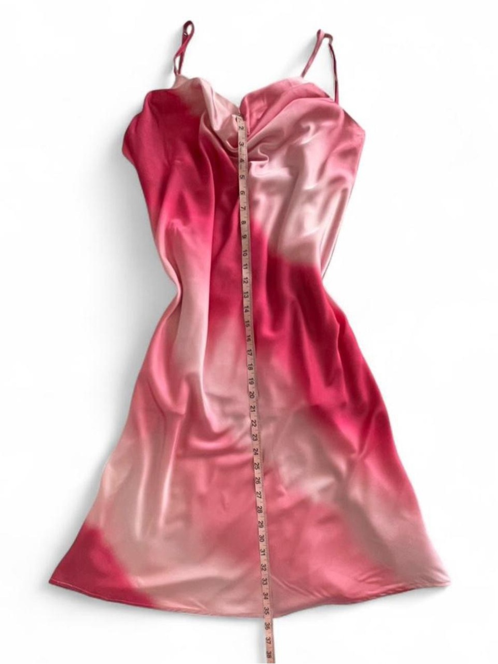Y2k Satin 2x Fashion Nova Pink Satin Midi Dress - Picture 3 of 5